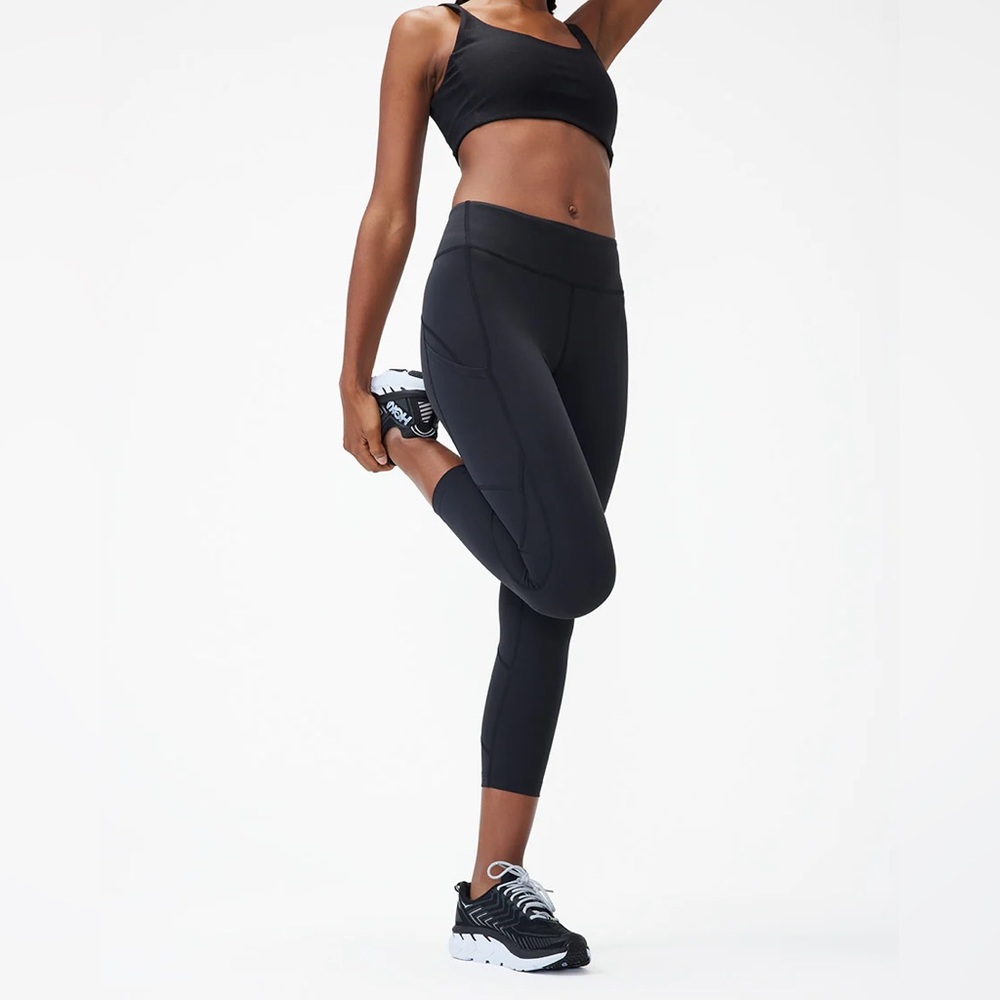 Outdoor Voices | SuperForm Crop Legging | black